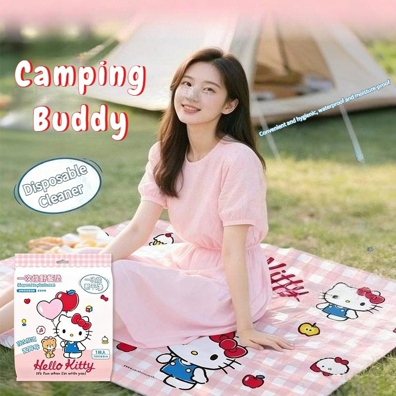 Sanrio Kawaii Hello Kitty Wate - Outdoor Camping Mat Waterproof 리뷰 및 가격
