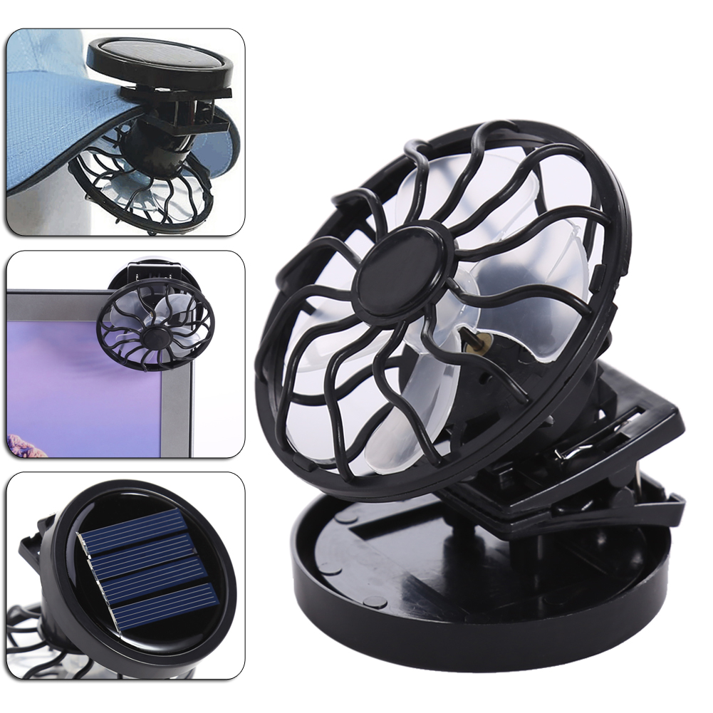 Mini Clip-on Solar Energy Fan  - Outdoor Camping Ventilator 리뷰 및 가격