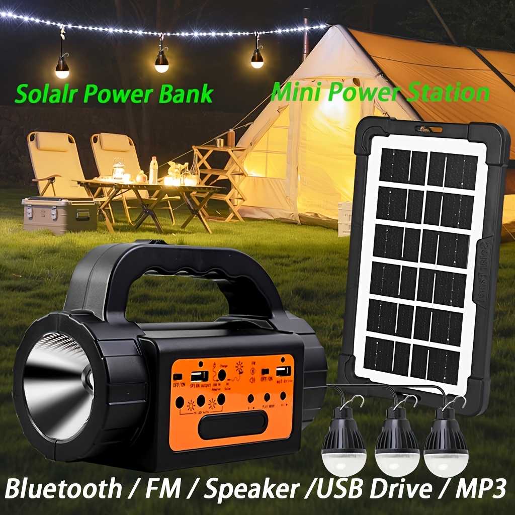 Solar Rechargeable Camping Lig - Outdoor Camping Light Portable 리뷰 및 가격