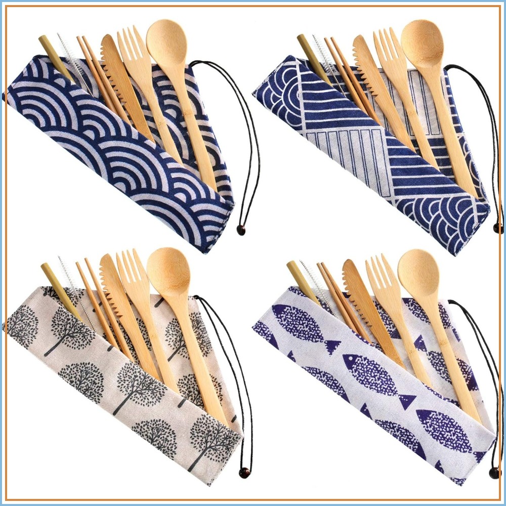 Boao 4 Sets Bamboo Utensils: R - Camp Utensil Set 리뷰 및 가격
