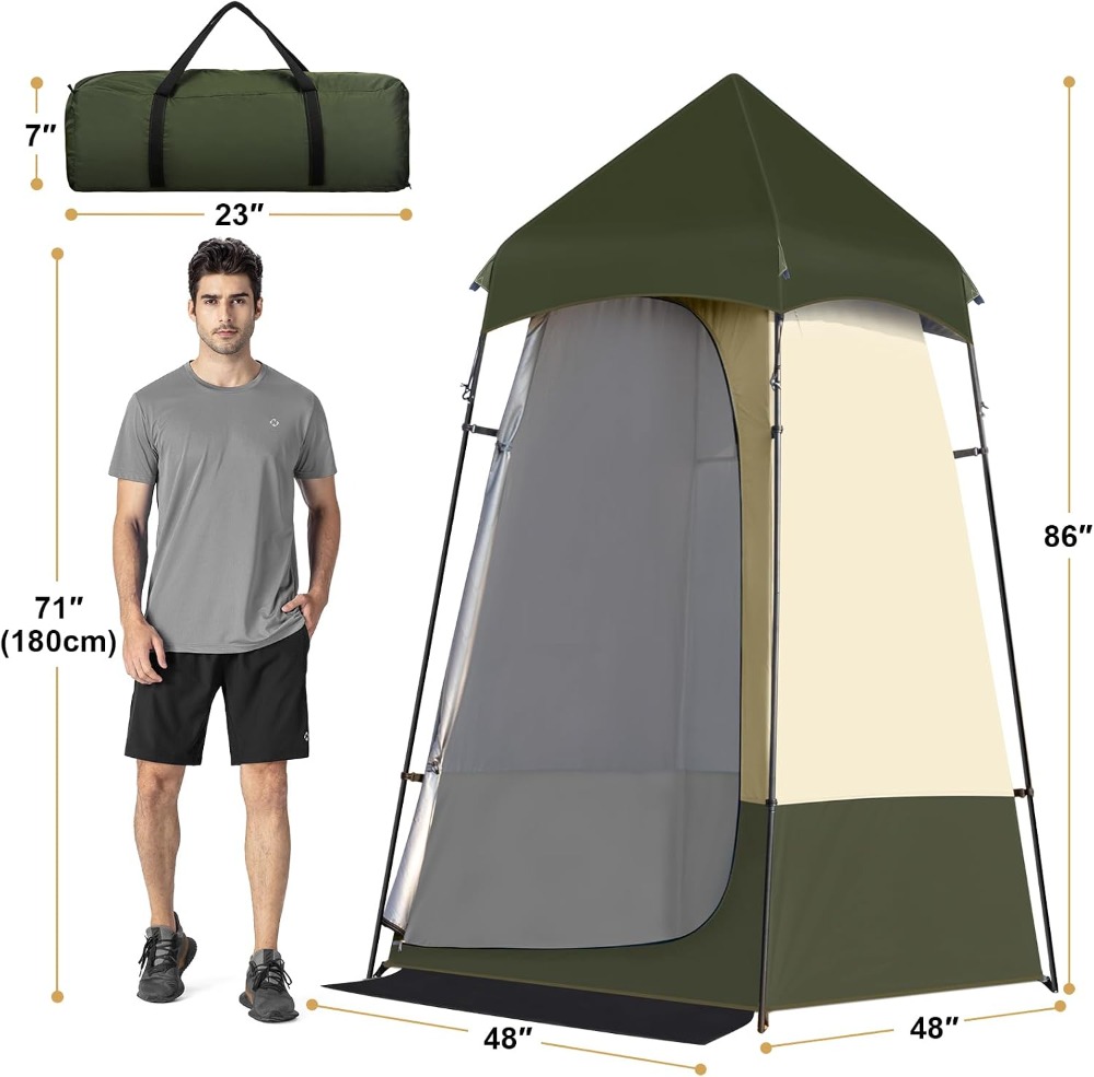 6.9 FT Portable Camping Shower - Outdoor Camping Toilet Tent 리뷰 및 가격