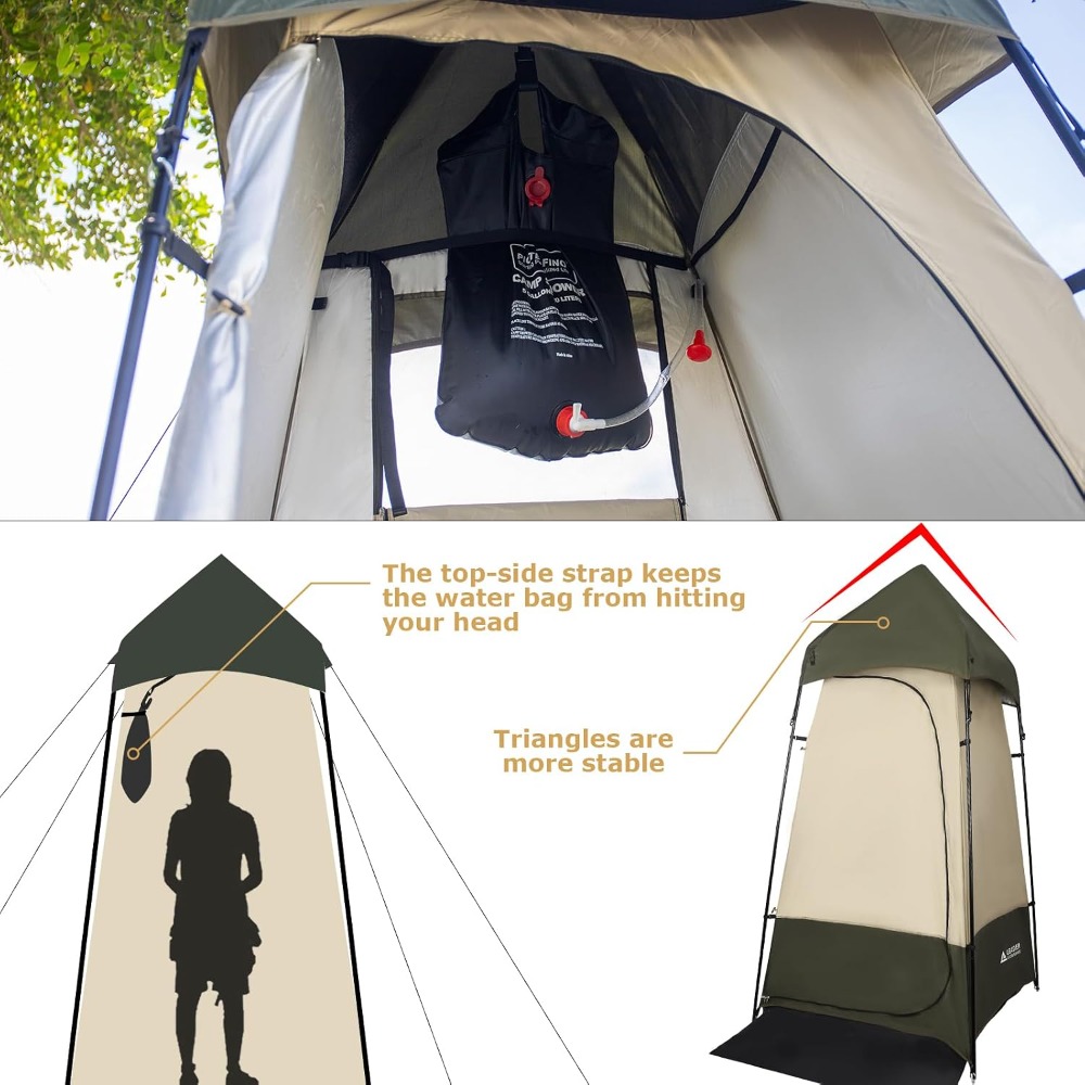 6.9 FT Portable Camping Shower - Outdoor Camping Toilet Tent 리뷰 및 가격