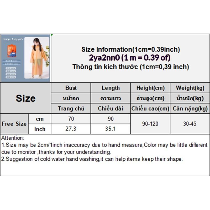 Disposable Long Kids Raincoat  - Outdoor Camping Activities For Kids 리뷰 및 가격
