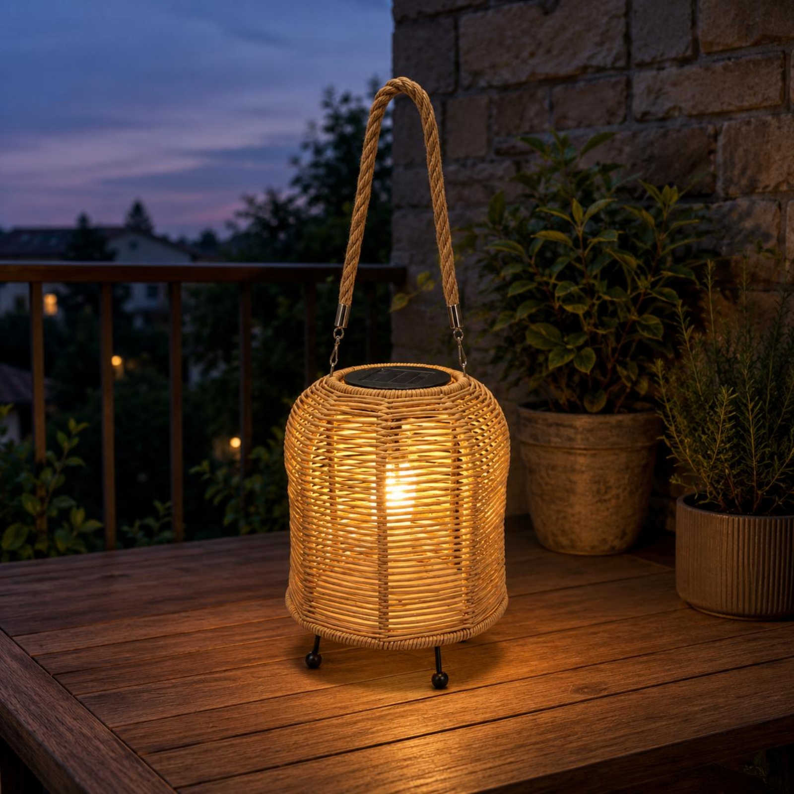 Handwoven Solar Lantern Warm L - Outdoor Camping Light Portable 리뷰 및 가격