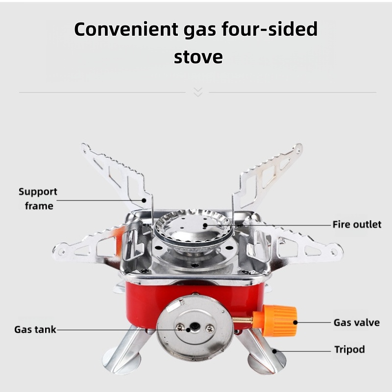 Outdoor Mini Square Stove Camp - Outdoor Gas Camping Oven 리뷰 및 가격