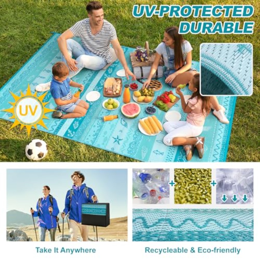 Outdoor Plastic Straw Rug for  - Outdoor Camping Decke 리뷰 및 가격