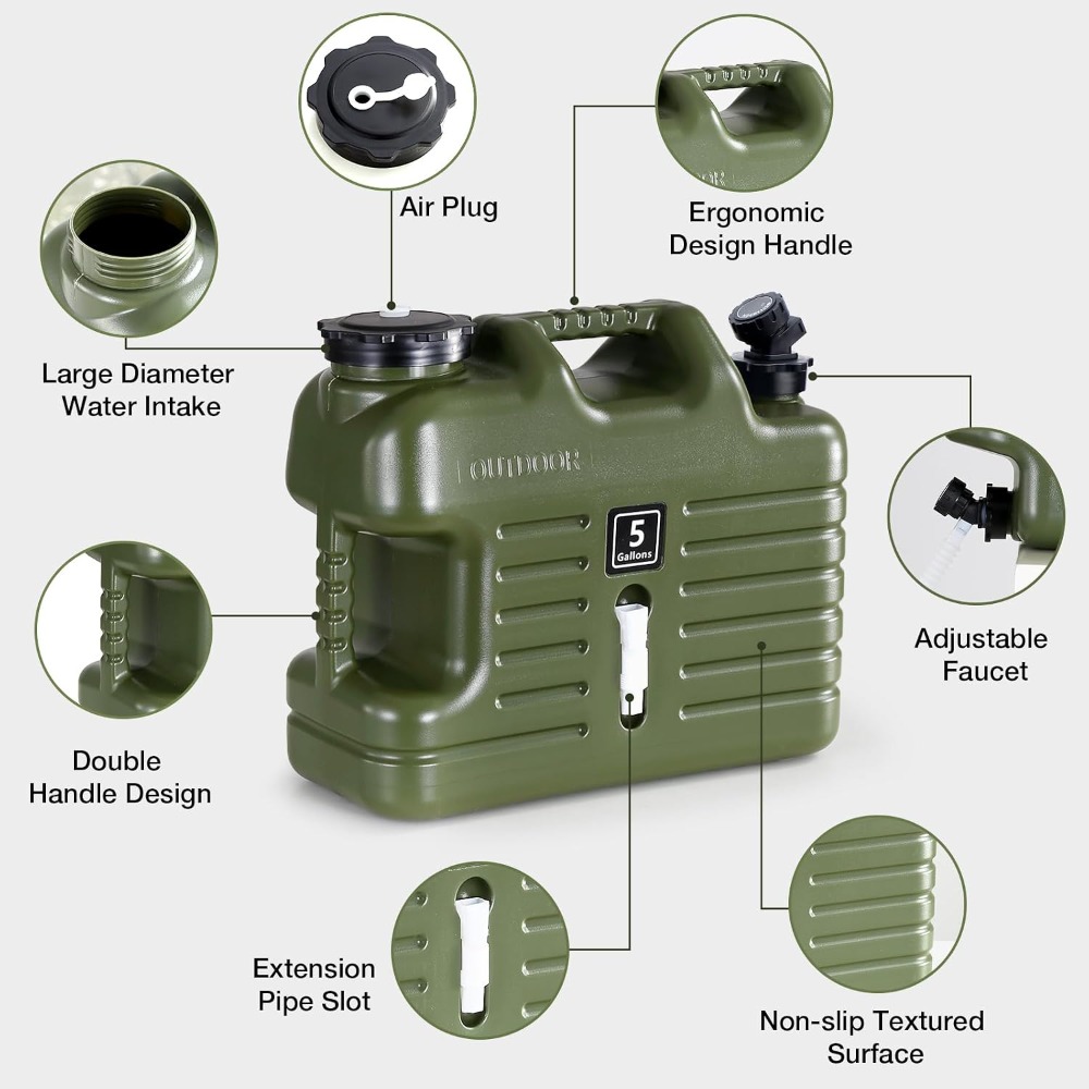 5 Gallon Water Jug, Camping Wa - Outdoor Camping Water Jug 리뷰 및 가격