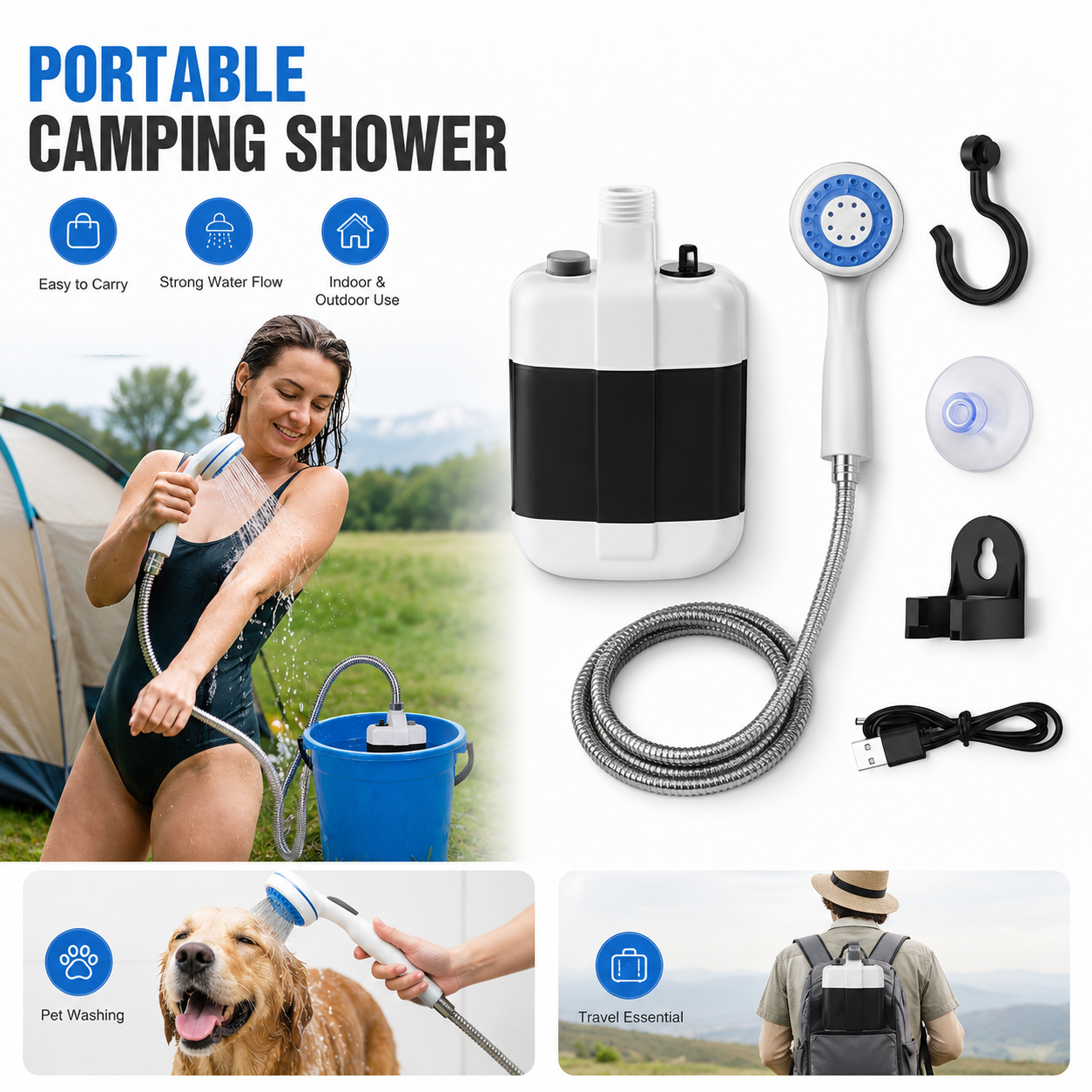 Outdoor Camping Shower Portabl - Outdoor Camping Rental 리뷰 및 가격