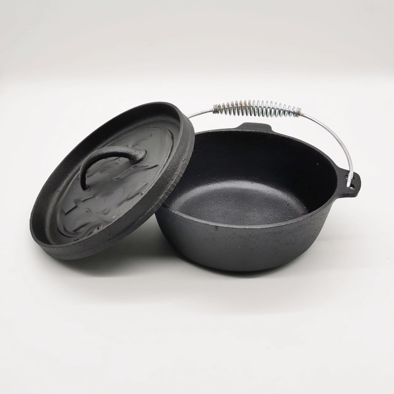 2QT Cast Iron Camp Dutch Oven  - Outdoor Gas Camping Oven 리뷰 및 가격