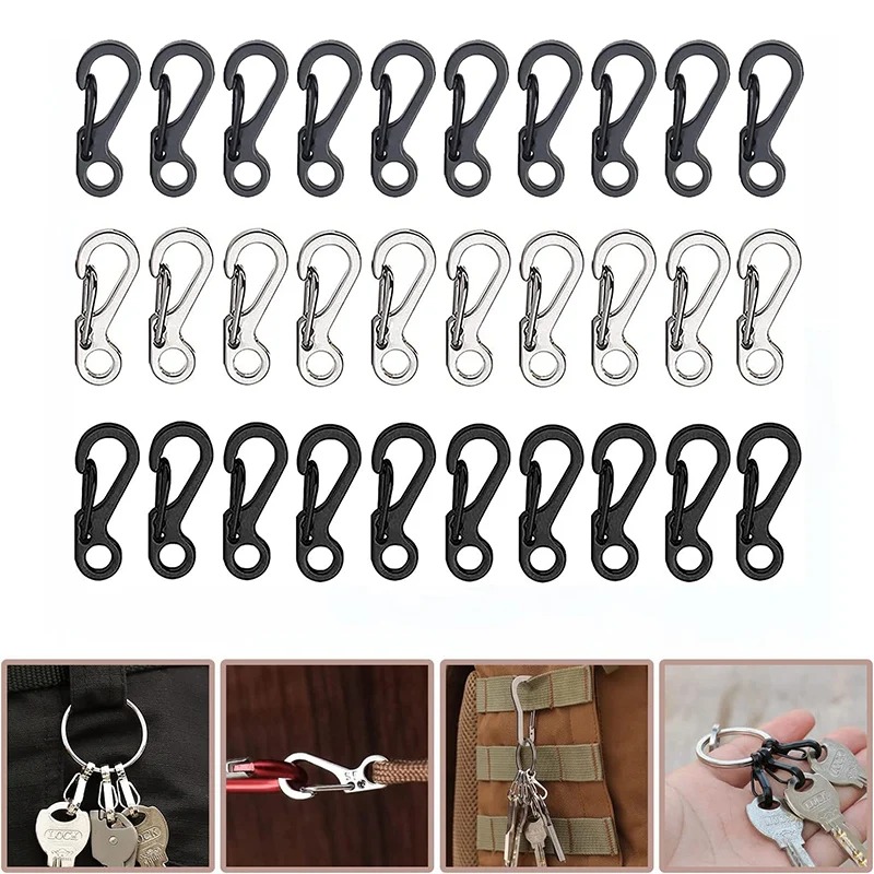 4-10Pcs Mini Spring Carabiners - Camp Utensil Set 리뷰 및 가격