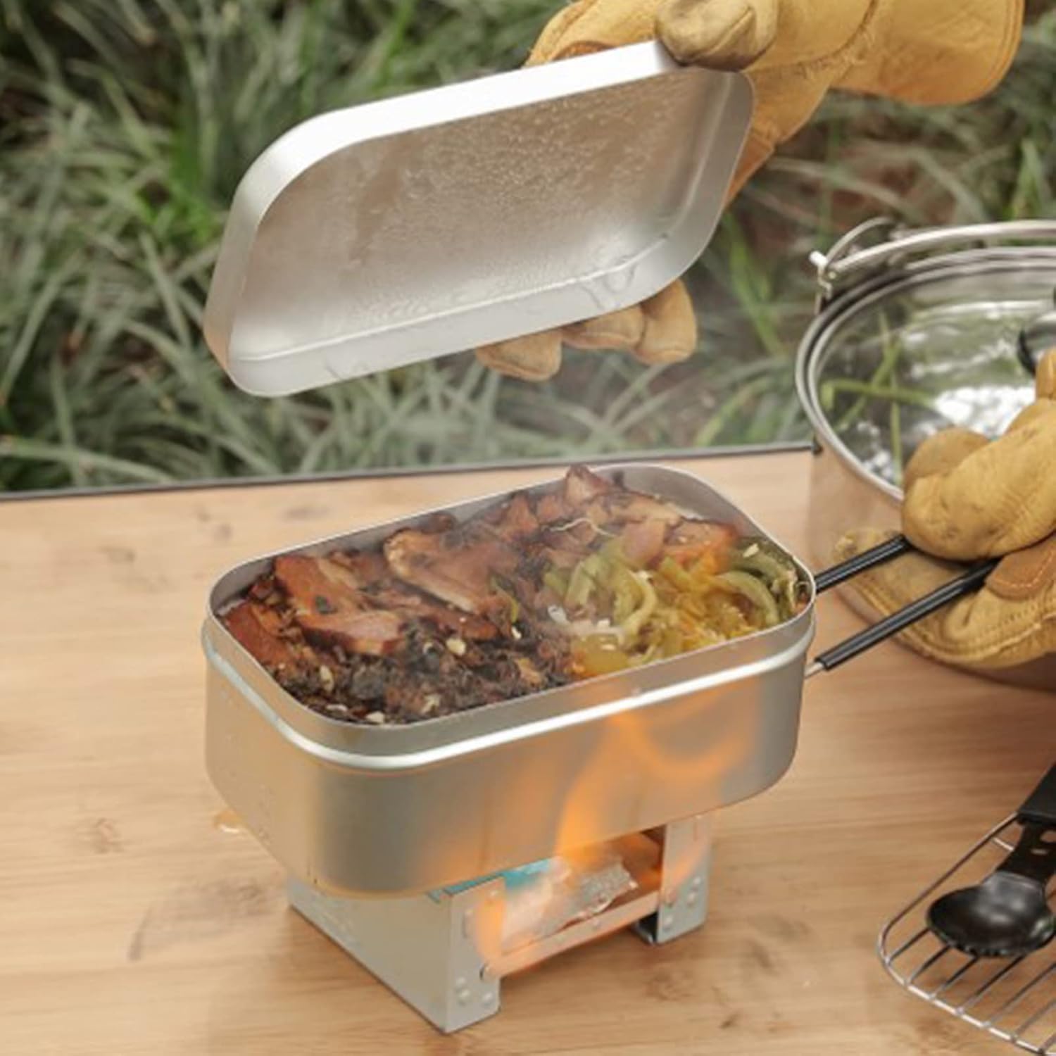 Foldable Bento Box Handle, Lun - Camp Utensil Set 리뷰 및 가격