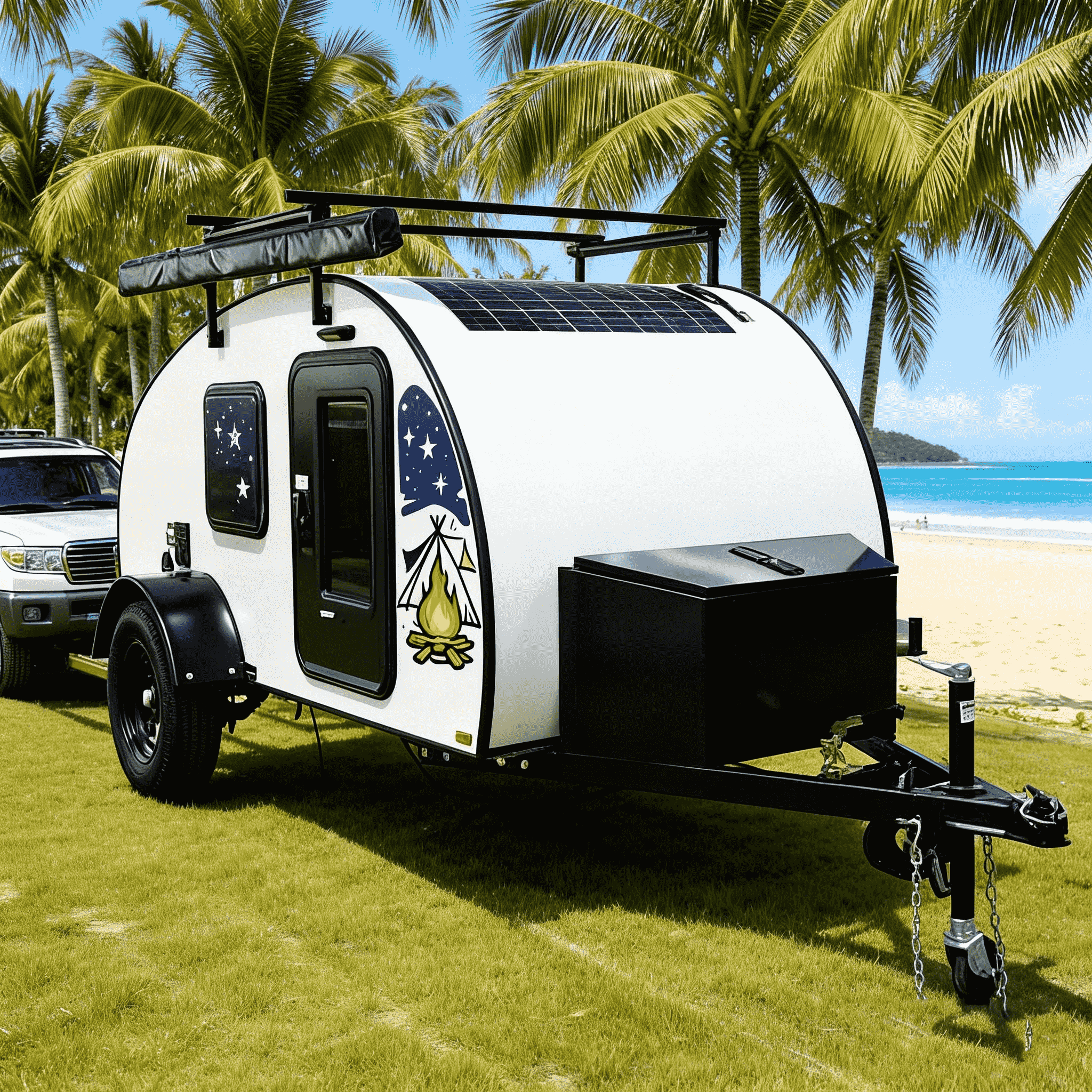 Small Teardrop Trailer for Sal - Outdoor Camping Beds For Sale 리뷰 및 가격