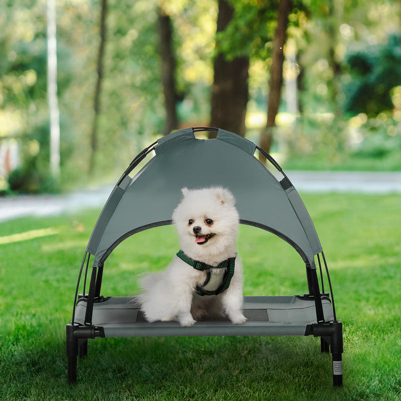 PawHut Elevated Dog Bed with R - Outdoor Camping Dog Bed 리뷰 및 가격
