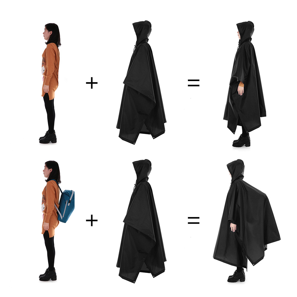 3-in-1 Waterproof Rain Poncho  - Outdoor Camping Mat Waterproof 리뷰 및 가격